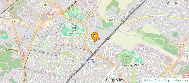 localisation de l'entreprise UNEA IMMO  SARCELLES