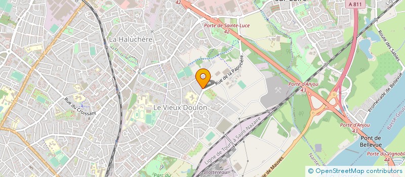 localisation de l'entreprise UNEEK à NANTES