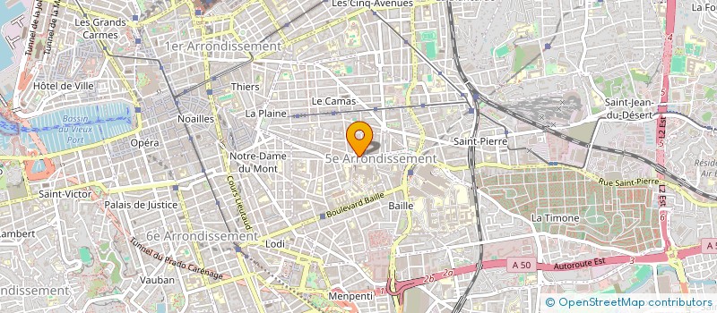localisation de l'entreprise UNELETTRE à MARSEILLE