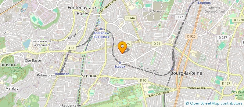 localisation de l'entreprise UNEMAINPOURTOUS à SCEAUX