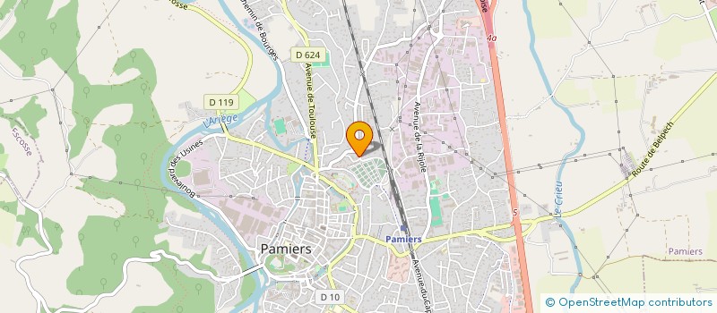 localisation de l'entreprise UNEO à PAMIERS