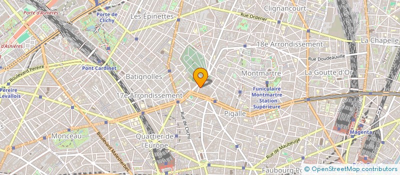 localisation de l'entreprise UNERGIS à PARIS