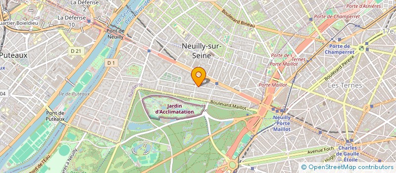 localisation de l'entreprise UNERI à NEUILLY-SUR-SEINE