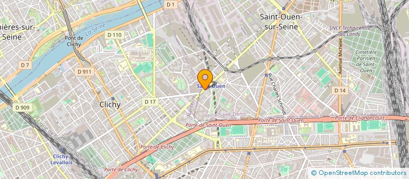localisation de l'entreprise UNESSENCE à SAINT-OUEN-SUR-SEINE
