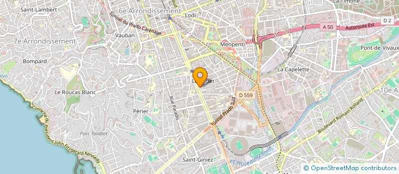 localisation de l'entreprise UNETERRE à MARSEILLE