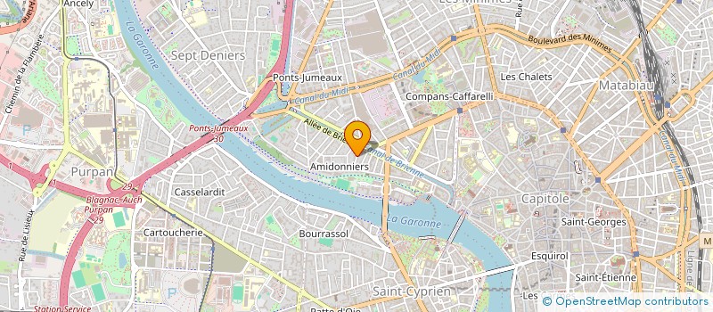 localisation de l'entreprise UNETI AGENCEMENT à TOULOUSE