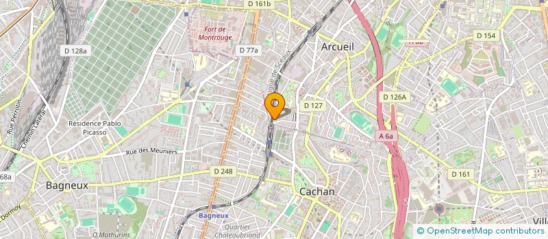 localisation de l'entreprise UNETIA  ARCUEIL