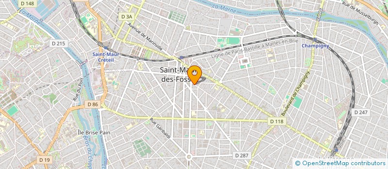 localisation de l'entreprise UNEXPECTED FREQUENCIES PROJECT à SAINT-MAUR-DES-FOSSES