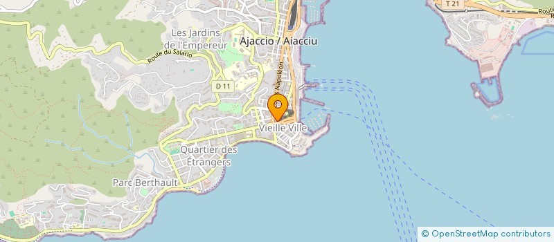 localisation de l'entreprise UNFAZED à AJACCIO