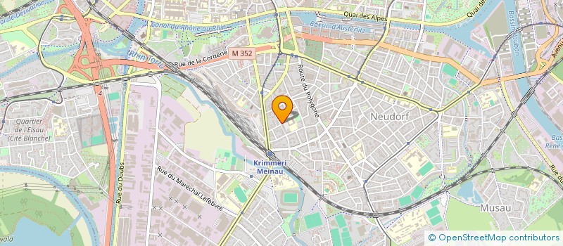 localisation de l'entreprise UNFRIED JEAN ET PAUL  STRASBOURG