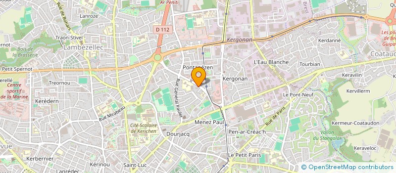 localisation de l'entreprise UNFRIMEX à BREST