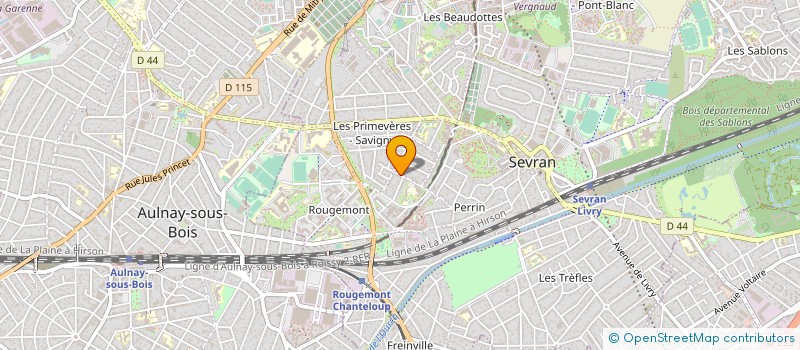 localisation de l'entreprise UNG DESIGN à SEVRAN