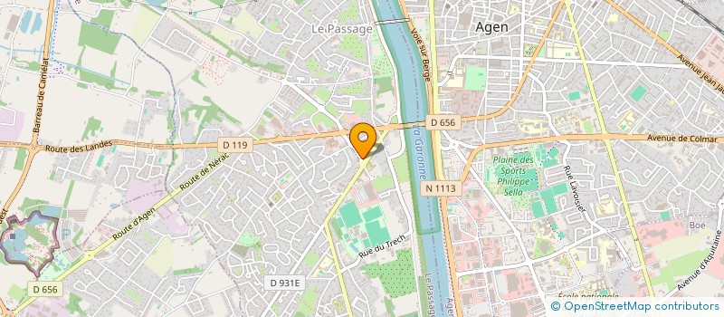localisation de l'entreprise UNG ET FILS à LE PASSAGE