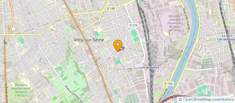 localisation de l'entreprise UNG PSS  VITRY-SUR-SEINE