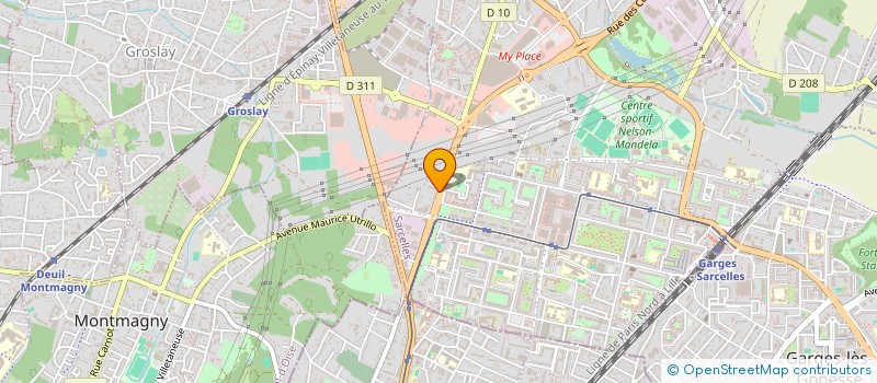 localisation de l'entreprise UNGAL SUVAI  SARCELLES