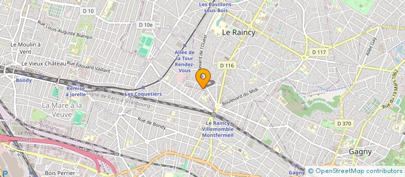 localisation de l'entreprise UNGEE à LE RAINCY