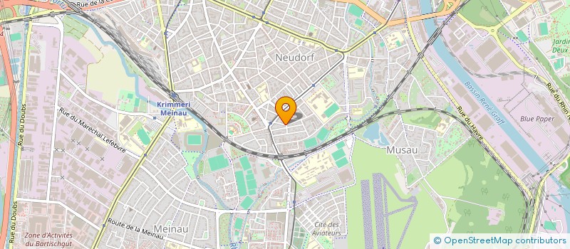 localisation de l'entreprise UNGEZIEFER  STRASBOURG