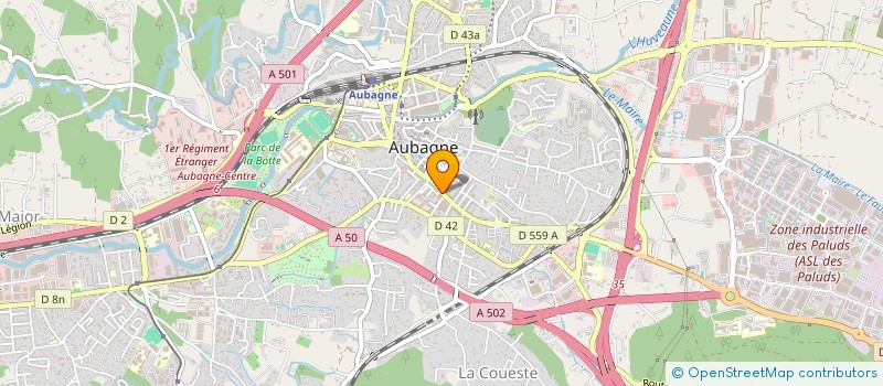 localisation de l'entreprise UNGMARC à AUBAGNE