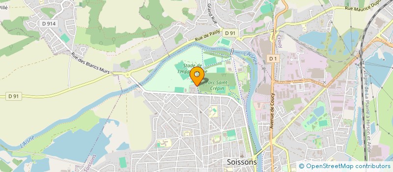 localisation de l'entreprise UNI.2 à SOISSONS