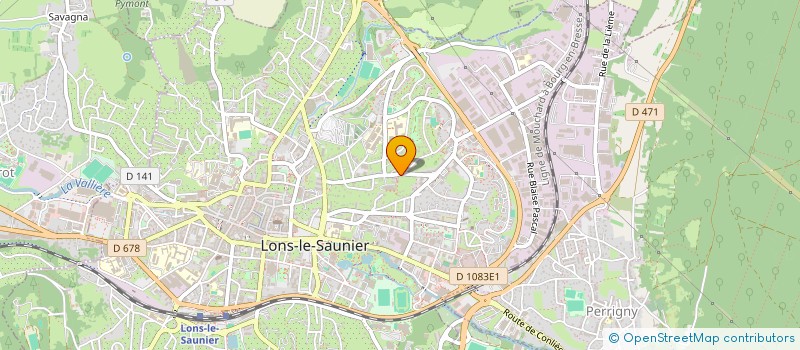 localisation de l'entreprise UNI  LONS-LE-SAUNIER