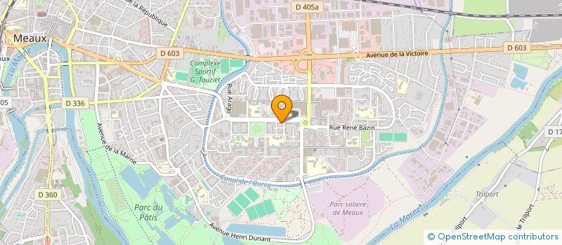 localisation de l'entreprise UNI BAT à MEAUX