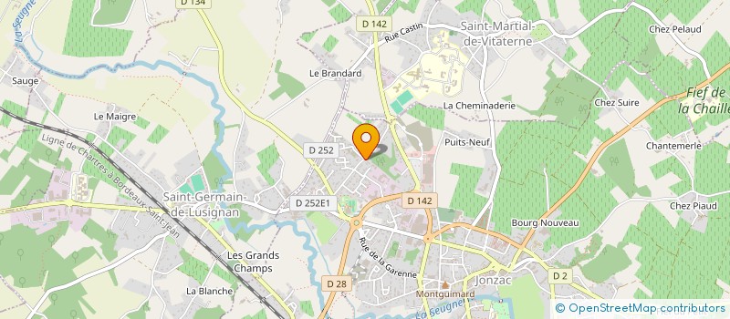 localisation de l'entreprise UNI'C à JONZAC