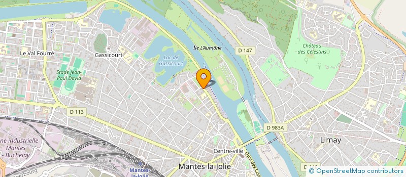 localisation de l'entreprise UNI C  MANTES-LA-JOLIE