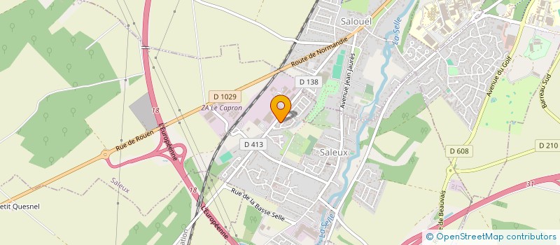 localisation de l'entreprise UNI CEM PICARDIE à DURY