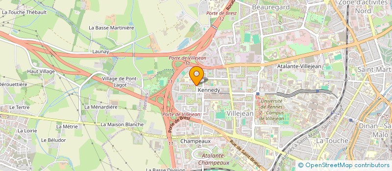 localisation de l'entreprise UNI CLEAN à RENNES