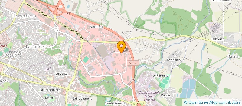 localisation de l'entreprise UNI CONSEIL à VANNES