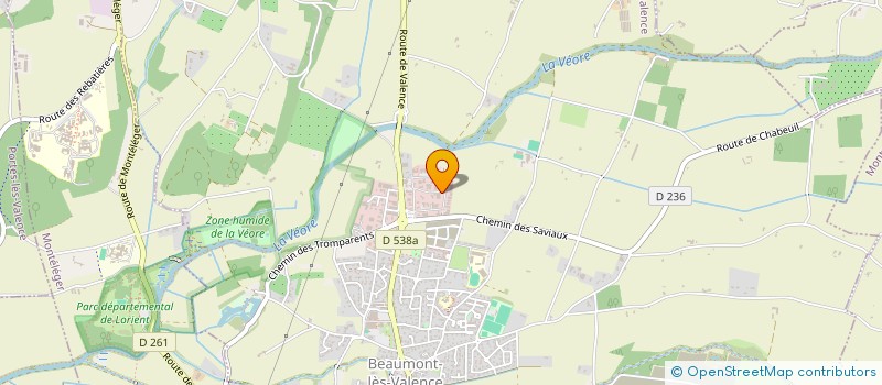 localisation de l'entreprise UNI COVER  BEAUMONT-LES-VALENCE