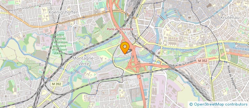 localisation de l'entreprise UNI-DEAL à STRASBOURG