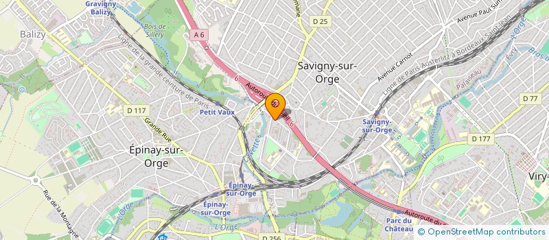 localisation de l'entreprise UNI DECO à SAVIGNY-SUR-ORGE