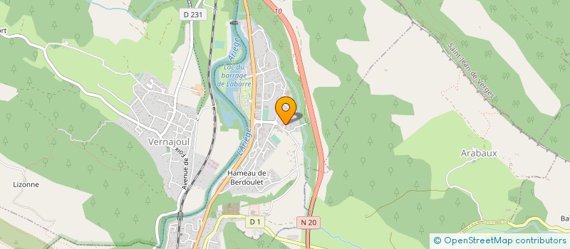 localisation de l'entreprise UNI EVENT à FOIX