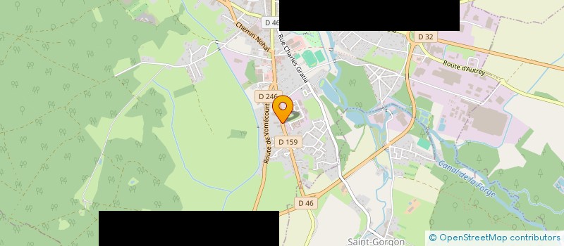 localisation de l'entreprise UNI-FERMETURES à RAMBERVILLERS