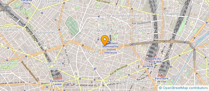localisation de l'entreprise UNI FOOD & BEVERAGE à PARIS
