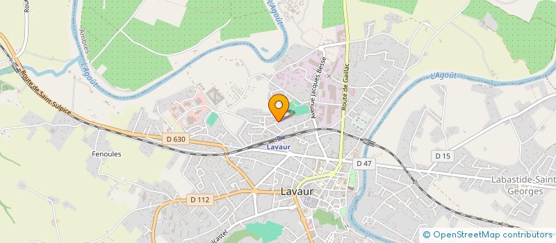 localisation de l'entreprise UNI FP  LAVAUR