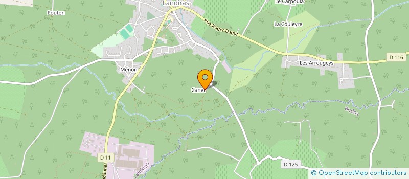 localisation de l'entreprise UNI-FREQUENCIES  LANDIRAS