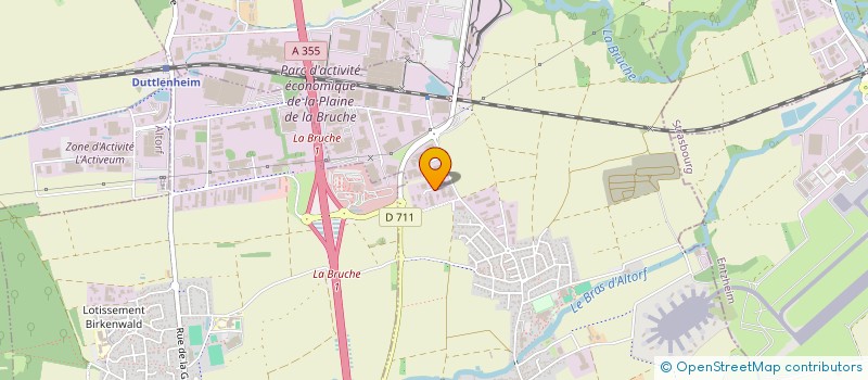 localisation de l'entreprise UNI INFOR SERVICES  DUPPIGHEIM