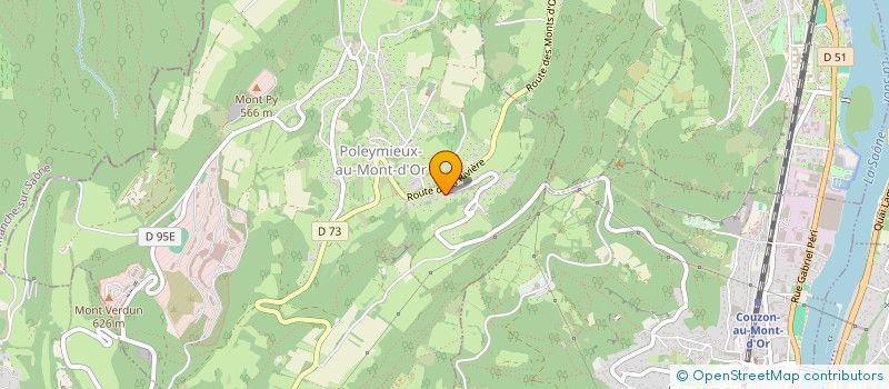 localisation de l'entreprise UNI KOD  POLEYMIEUX AU MONT D'OR