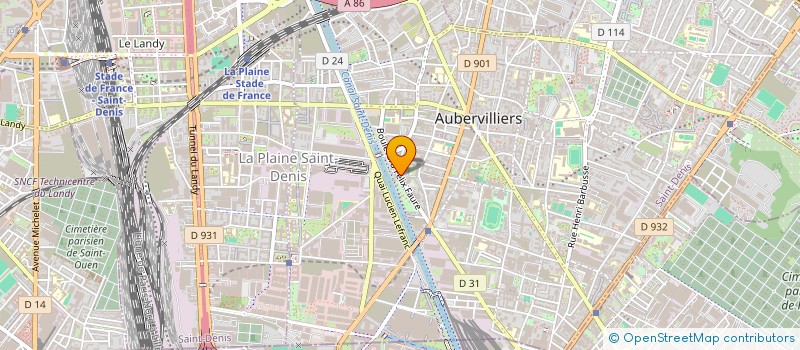 localisation de l'entreprise UNI MOBILE TRADE  AUBERVILLIERS
