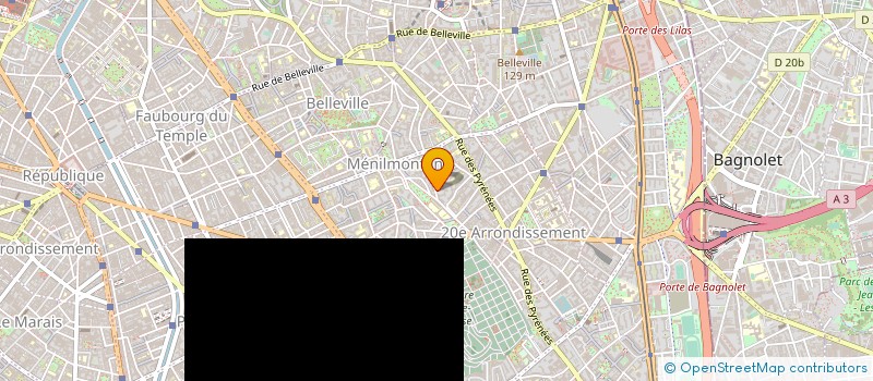 localisation de l'entreprise UNI MOD  PARIS