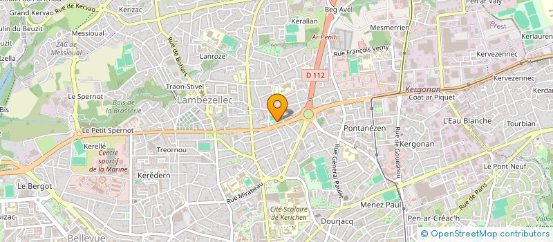 localisation de l'entreprise UNI'MOUV à BREST
