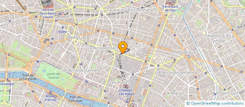localisation de l'entreprise UNI-PRESSE PRESENCE DES PRESSES DE FRANCE DANS LE MONDE  PARIS