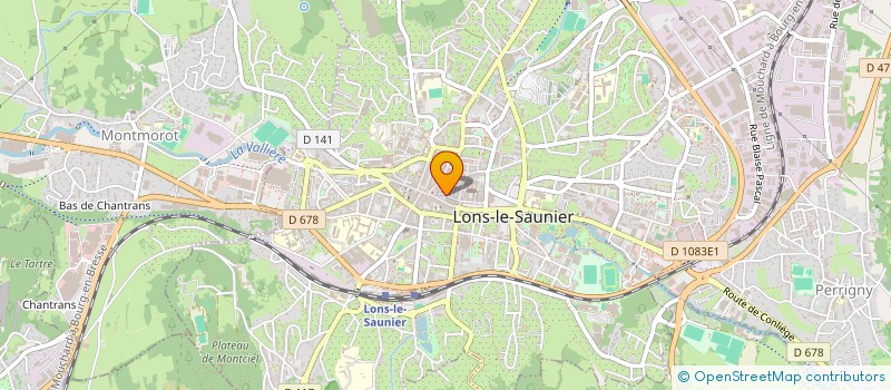 localisation de l'entreprise UNI RELATIONS SARL à LONS-LE-SAUNIER
