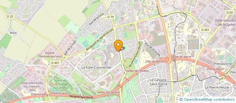 localisation de l'entreprise UNI'SIGNES à CAEN