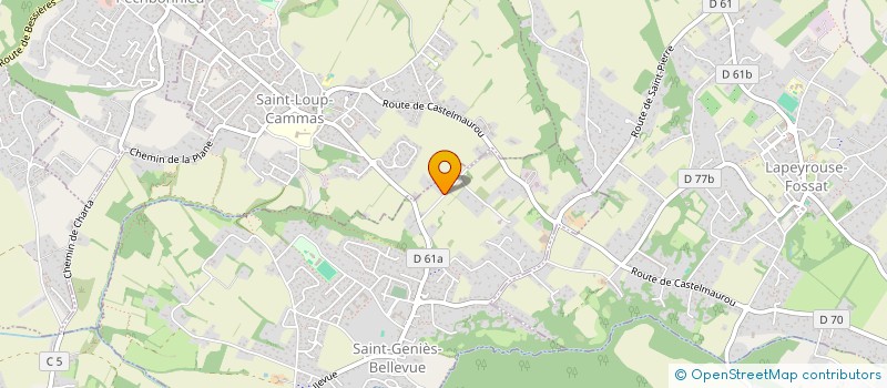 localisation de l'entreprise UNI SOLAIRE  ROUFFIAC-TOLOSAN