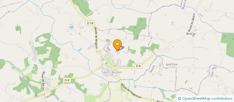 localisation de l'entreprise UNI'SPORT SANTE  SAINT-AUBIN