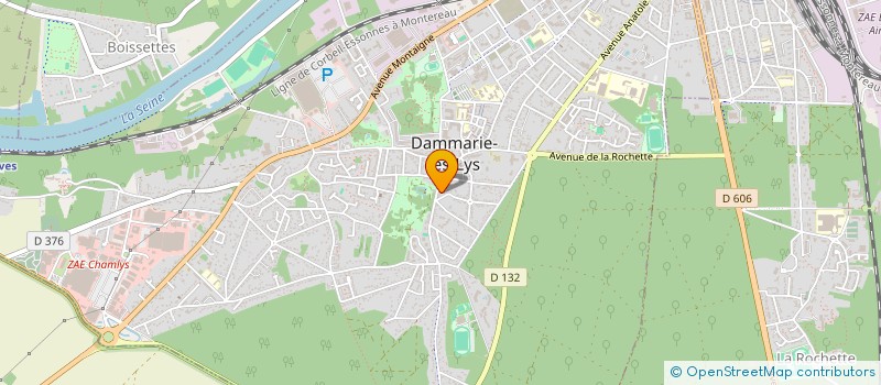 localisation de l'entreprise UNI TEDS à DAMMARIE-LES-LYS