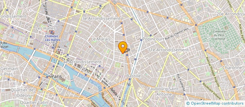 localisation de l'entreprise UNI-THE  PARIS